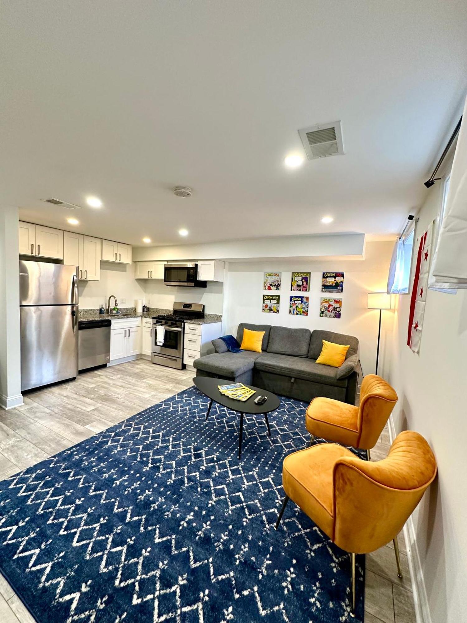 Stylish 1 Bed - 5 Min Walk To Metro, Free Parking! Apartment Washington Ngoại thất bức ảnh